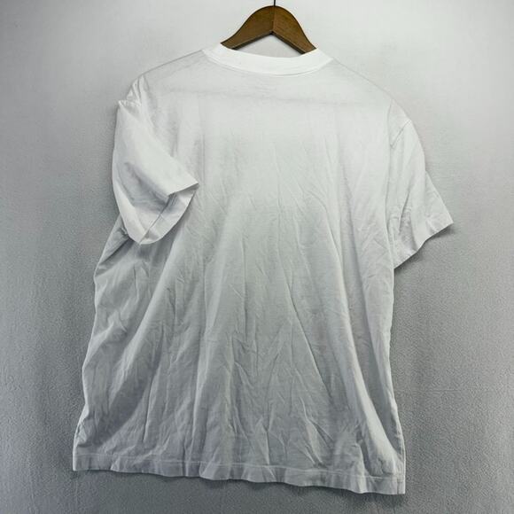 Abercrombie Fitch Shirt Men's Medium White Oversized AF Essentials Horses Cowboy - Picture 6 of 7